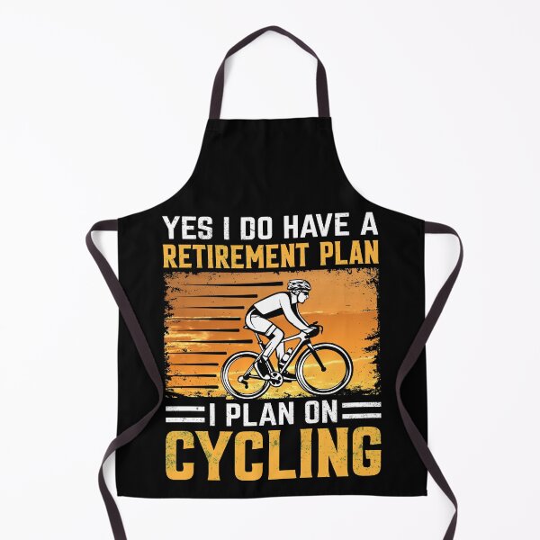 Aperçu de l'œuvre Oui, j'ai un plan de retraite, je prévois de faire du vélo créée et vendue par eajob.