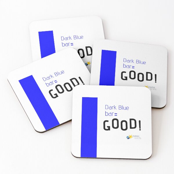 Item preview, Dark Blue bar GOOD! designed and sold by Europe Elects.