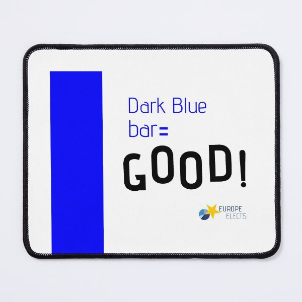 Dark Blue bar GOOD! Mouse Pad