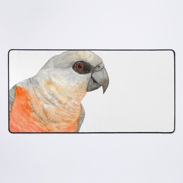 Item preview, Red bellied parrot watercolor designed and sold by L'Atelier Oranjade.