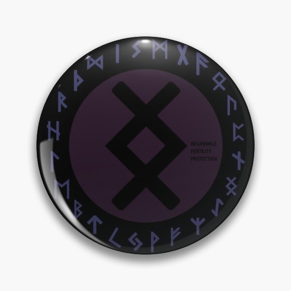 Item preview, Purple Inguz Futhark Rune Symbol designed and sold by Depic Spirit.