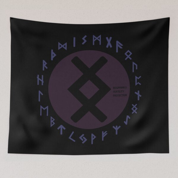 Item preview, Purple Inguz Futhark Rune Symbol designed and sold by Depic Spirit.