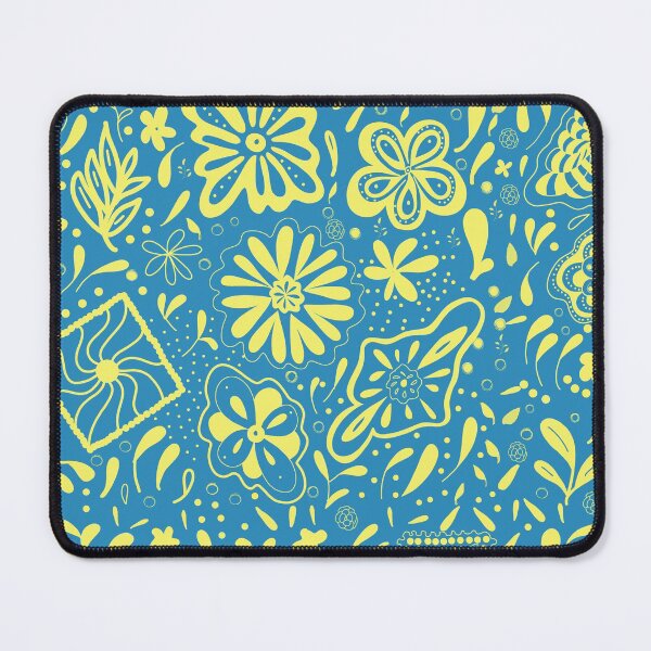 Item preview, Blue and Yellow Doodle Art Design designed and sold by NancyMerkle.