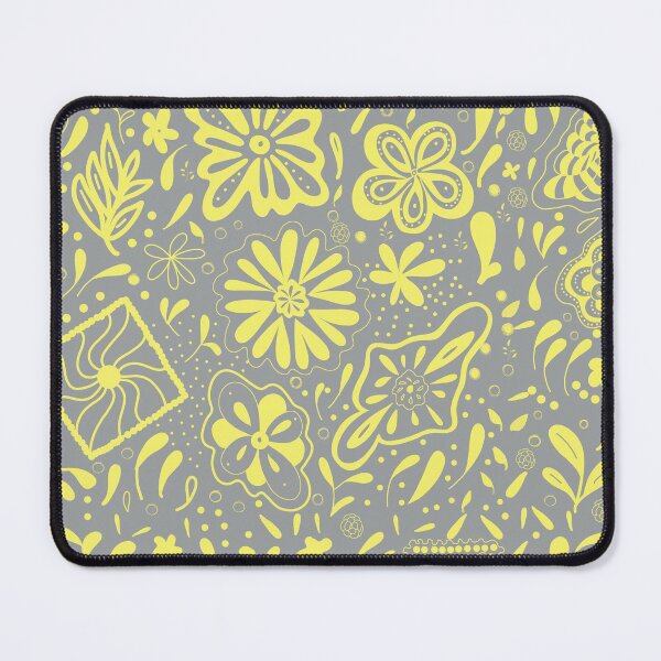 Item preview,  Gray and Yellow Doodle Art Design designed and sold by NancyMerkle.