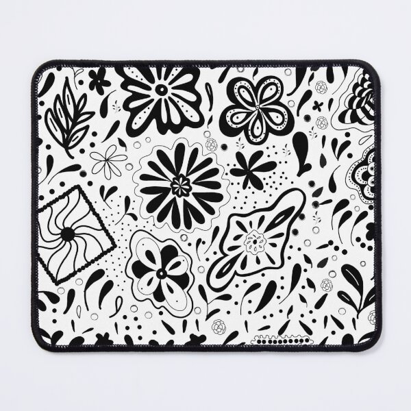 Item preview, Black and White Hand Drawn Doodle Art Design designed and sold by NancyMerkle.