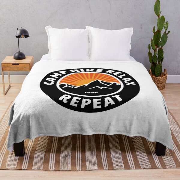 Item preview, Hike Camp Relax Repeat - Utah designed and sold by Fiona-Lynn Designs.