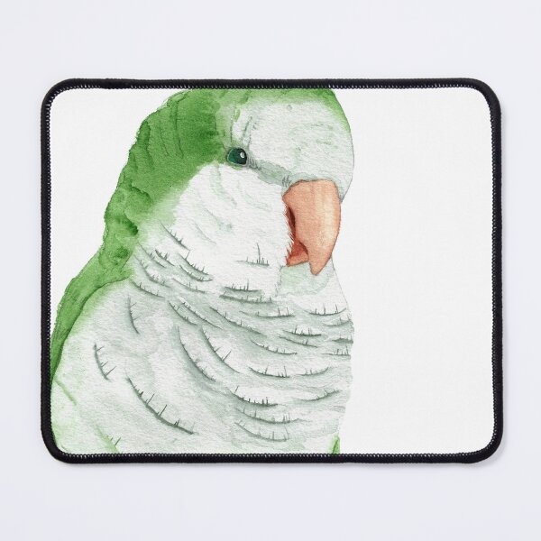 Item preview, Conure veuve perruche moine souris quaker aquarelle designed and sold by L'Atelier Oranjade.