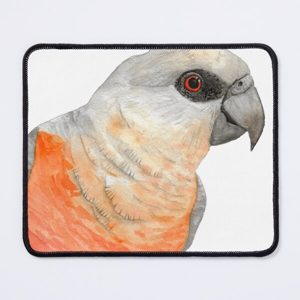 Item preview, Red bellied parrot watercolor designed and sold by L'Atelier Oranjade.