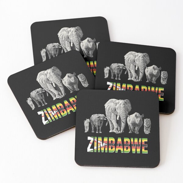 Item preview, Africa's Big Five Zimbabwe Pride Wildlife designed and sold by Scotch Macaskill.