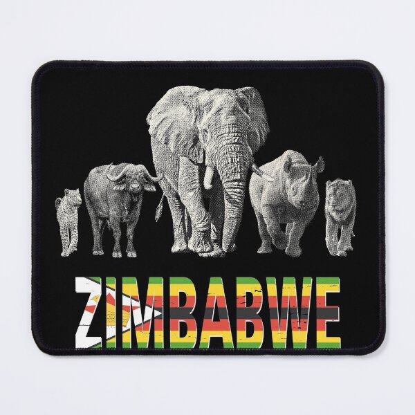 Item preview, Africa's Big Five Zimbabwe Pride Wildlife designed and sold by Scotch Macaskill.