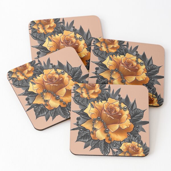 Item preview, Golden roses  designed and sold by Sonia Jones Art.