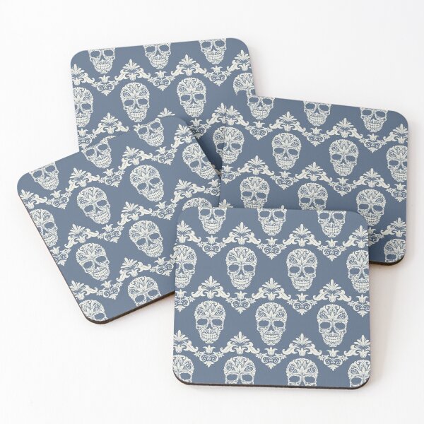 Item preview, Seamless floral skull pattern - Muzozumi No.020 designed and sold by mabanda.
