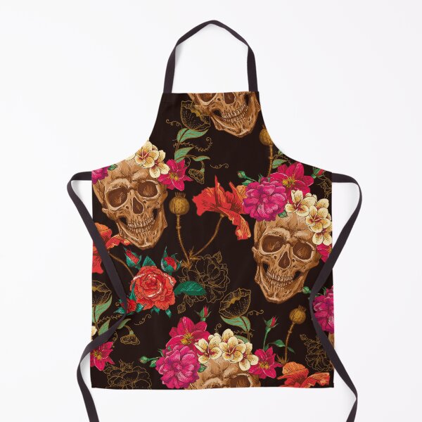 Item preview, Seamless floral skull pattern - Muzozumi No.021 designed and sold by mabanda.