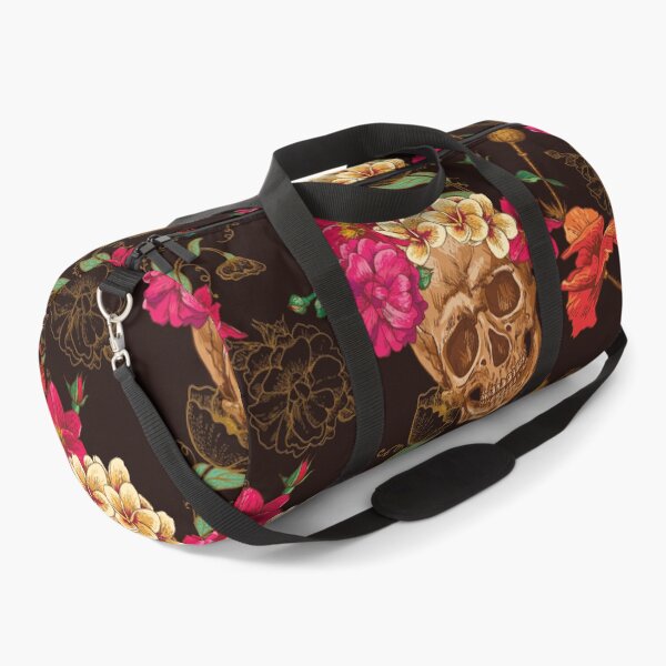 Item preview, Seamless floral skull pattern - Muzozumi No.021 designed and sold by mabanda.