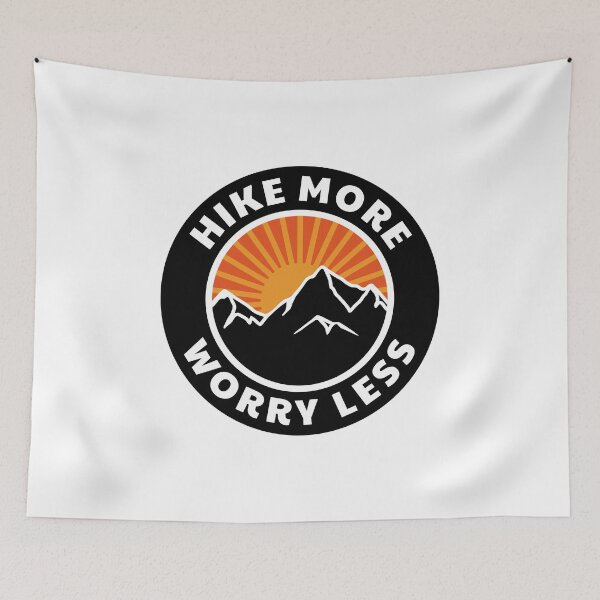 Item preview, Hike More, Worry Less designed and sold by Fiona-Lynn Designs.
