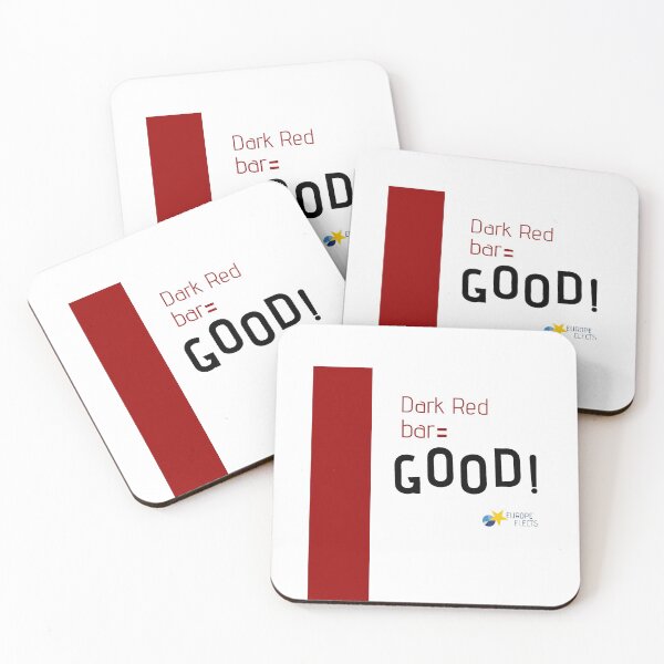 Item preview, Dark Red bar GOOD! designed and sold by Europe Elects.