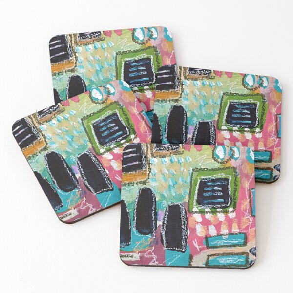 Item preview, Just Be Happu Abstract designed and sold by Tricia Michael.