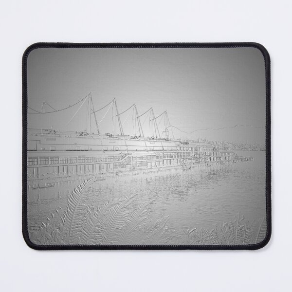 Item preview, Vancouver City Landscape Silver - Grey designed and sold by GoodVibesOcean.