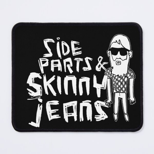 Item preview, Side Parts And Skinny Jeans designed and sold by badlydrawnbabe.