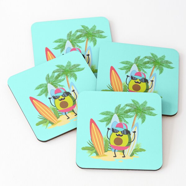 Item preview, Funny Avocado Surfing -Let’s Surfing designed and sold by BYNANA80.
