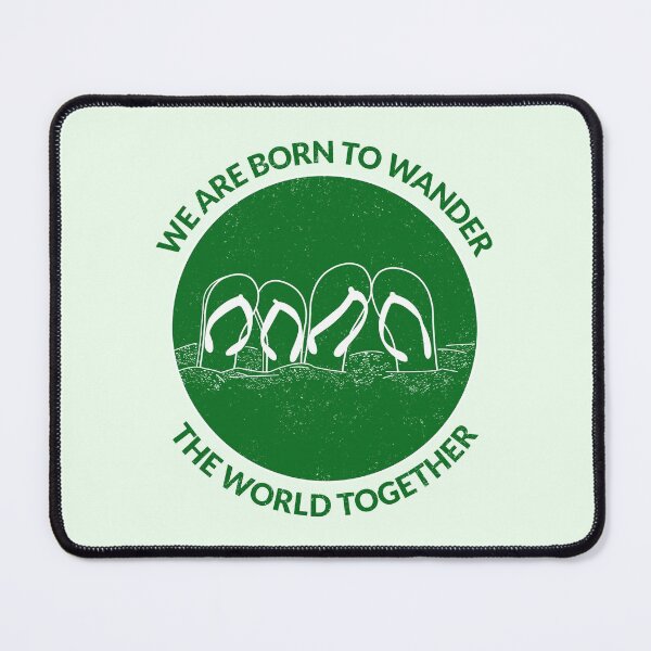 Item preview, We are Born to Wander the World Together designed and sold by MinArt Illustrations.