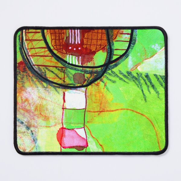 Item preview, Modern Hand Painted Abstract Art Red and Green designed and sold by NancyMerkle.