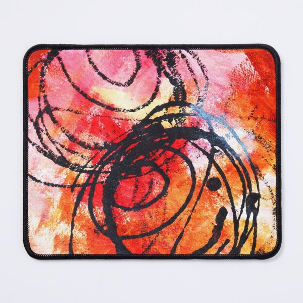 Item preview, Modern Hand Painted Abstract Art Red Pink Orange designed and sold by NancyMerkle.