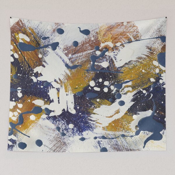 Artikelvorschau, Blau und Gold Zusammenfassung entworfen und verkauft von latheandquill.