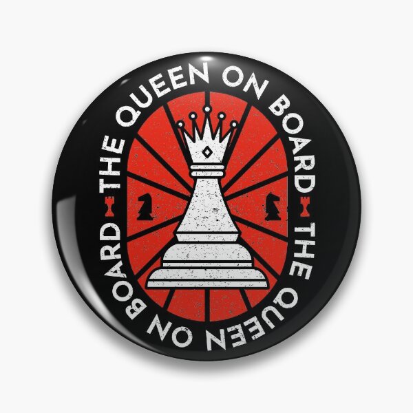 Item preview, The Queen on Board - Chess Player Quotes - Gambit Pawn Game Check Mate designed and sold by Ranggasme.
