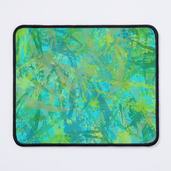 Item preview, Modern Impressionist Style Abstract Art Design Blue Green Aqua designed and sold by NancyMerkle.