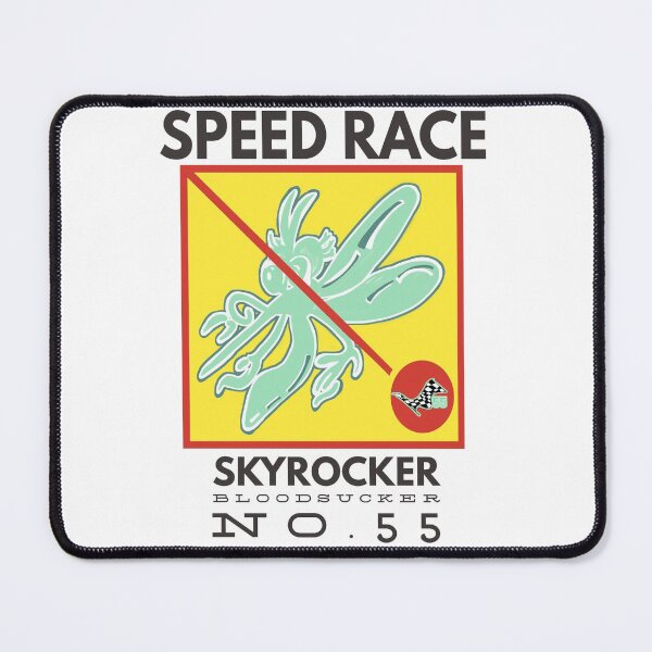 Item preview, Speed Race Mosquitoes Banned Funny Design designed and sold by vibeno1.