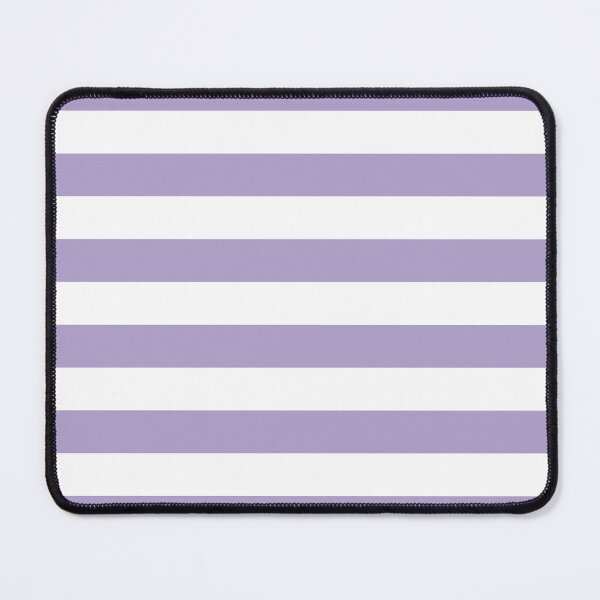 Item preview, Pastel Purple and White Horizontal Stripe Pattern Pairs 2022 Trending Color (Hue / Shade / Colour) Pantone Purple Rose 15-3716 designed and sold by ColorOfTheYears.