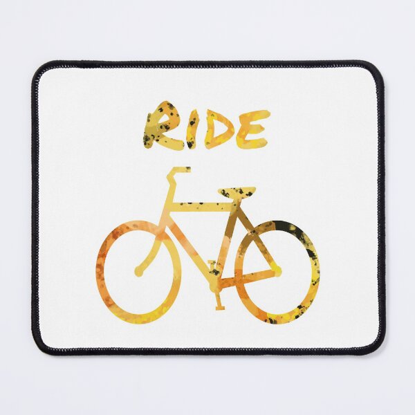 Item preview, Yellow Bicycle Fitness Graphic Pattern Print designed and sold by NancyMerkle.