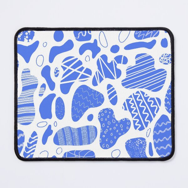 Item preview, Classic Blue Organic Shapes Pattern designed and sold by NancyMerkle.