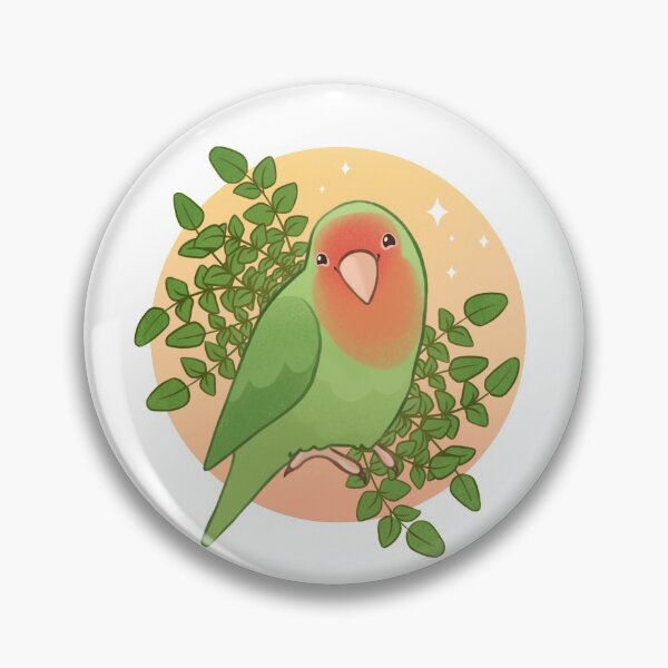 Item preview, Smiling Peach-Faced Lovebird designed and sold by Shanman-Art.