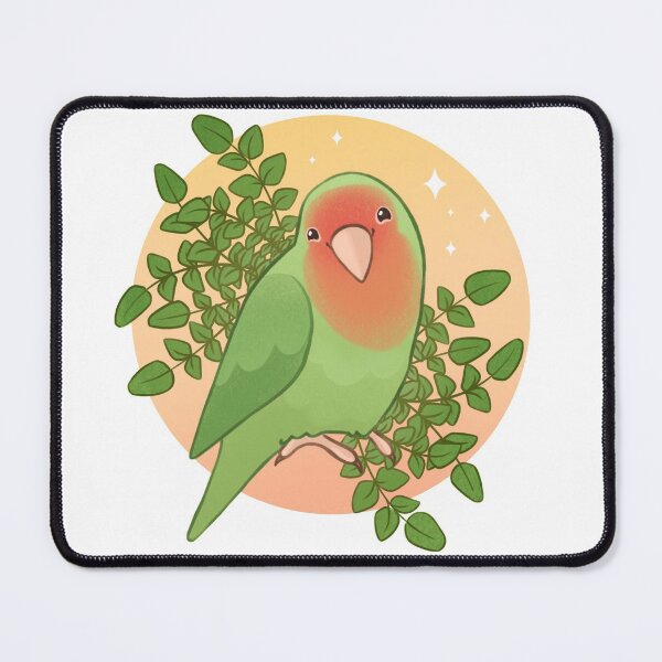 Item preview, Smiling Peach-Faced Lovebird designed and sold by Shanman-Art.