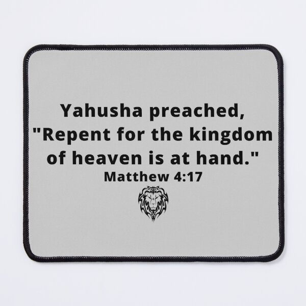 Item preview, Repent for the Kingdom of Heaven is at Hand designed and sold by DaughterofYah.