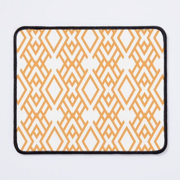 Item preview, Orange and White Geometric Striped Pattern Pairs 2022 Trending Color (Hue / Shade / Colour) Pantone Marigold 14-1050 designed and sold by ColorOfTheYears.