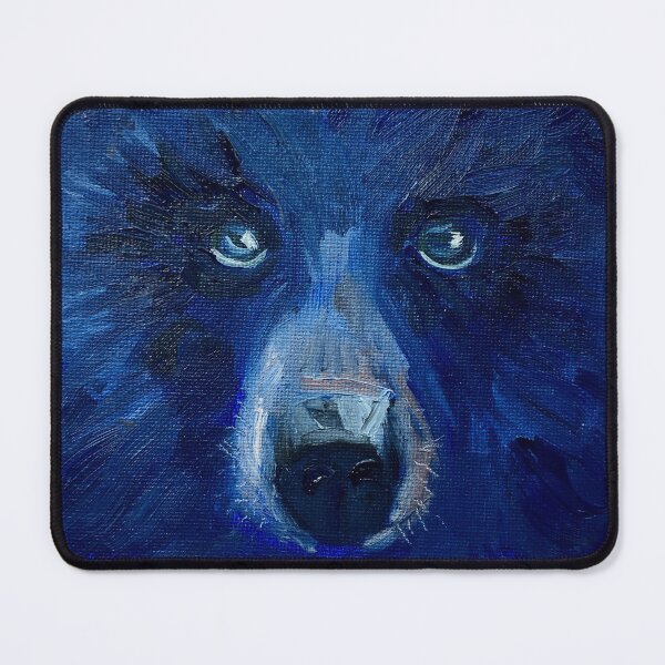 Item preview, Blue Bear Face Wild Animal Art  designed and sold by NancyMerkle.