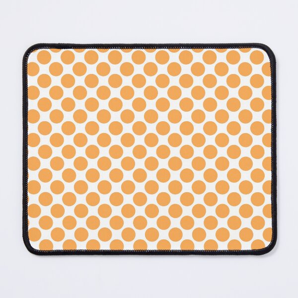 Item preview, Mid-tone Orange and White Polka Dot Pattern Pairs 2022 Trending Color (Hue / Shade / Colour) Pantone Marigold 14-1050 designed and sold by ColorOfTheYears.