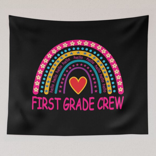 Item preview, First Grade Crew. First day of school. designed and sold by Kipcio.