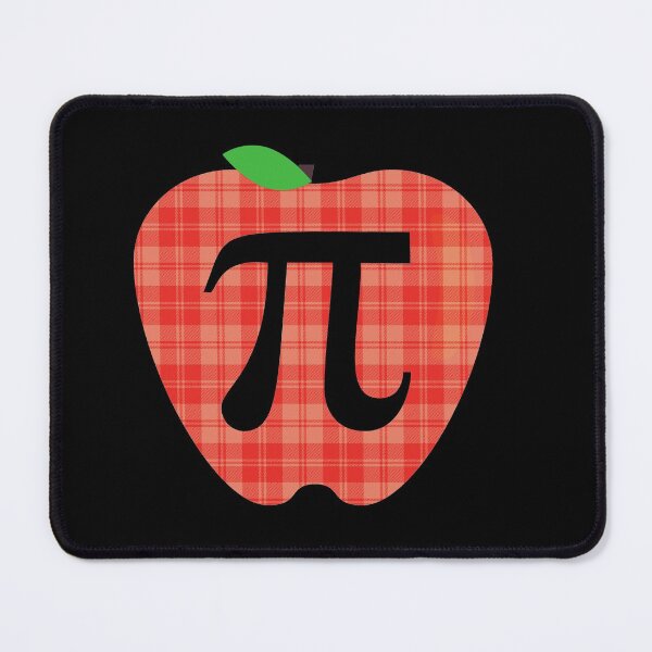 Item preview, Apple Pi, Apple Pie Visual Pun, Plaid Apple, Pi Symbol designed and sold by ACC .