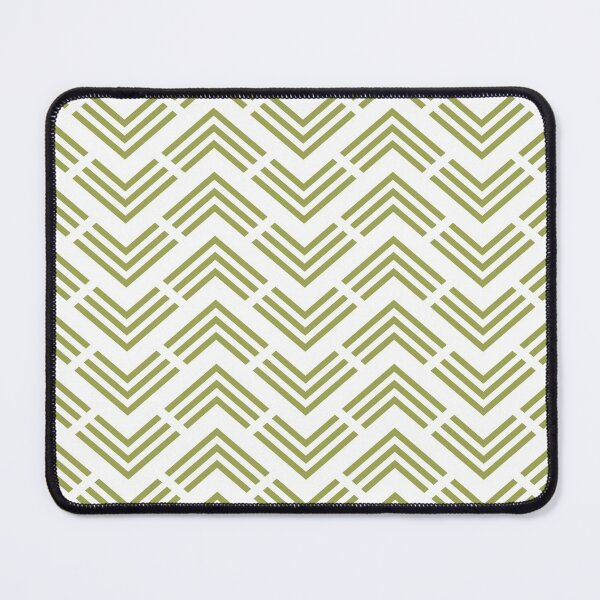 Item preview, Green And White Chevron Rhombus Arrow Pattern Inspired by 2022 Trending Color - Hue - Shade Pantone Pickled Pepper 16-0436 designed and sold by ColorOfTheYears.
