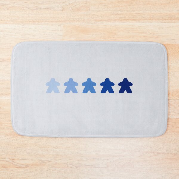 Item preview, Line of blue meeples designed and sold by Narellish.