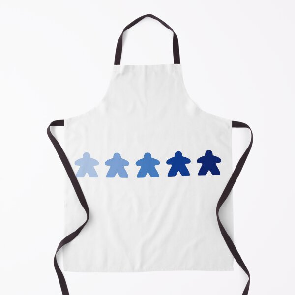 Item preview, Line of blue meeples designed and sold by Narellish.