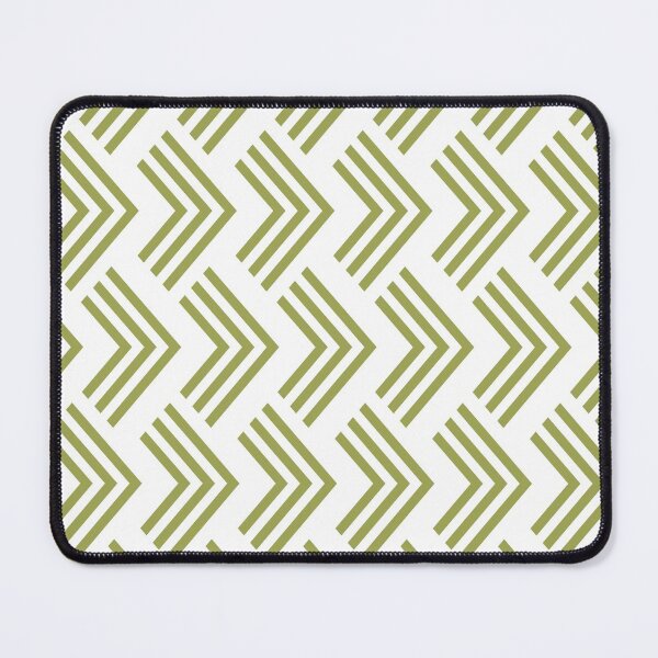 Item preview, Green And White Chevron Rhombus Arrow Pattern Inspired by 2022 Trending Color - Hue - Shade Pantone Pickled Pepper 16-0436 designed and sold by ColorOfTheYears.