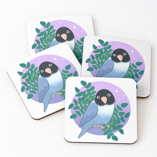 Item preview, Smiling Black-Masked Lovebird designed and sold by Shanman-Art.