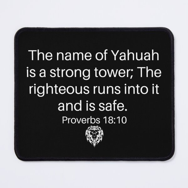 Item preview, The Name of Yahuah Is A Strong Tower designed and sold by DaughterofYah.