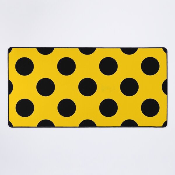 Item preview, Deep Yellow With Black Polka Dots designed and sold by Mark Jesus-Allen.