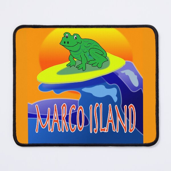 Item preview, Frog DUDE Surfing At Marco Island designed and sold by EdwardMonet.